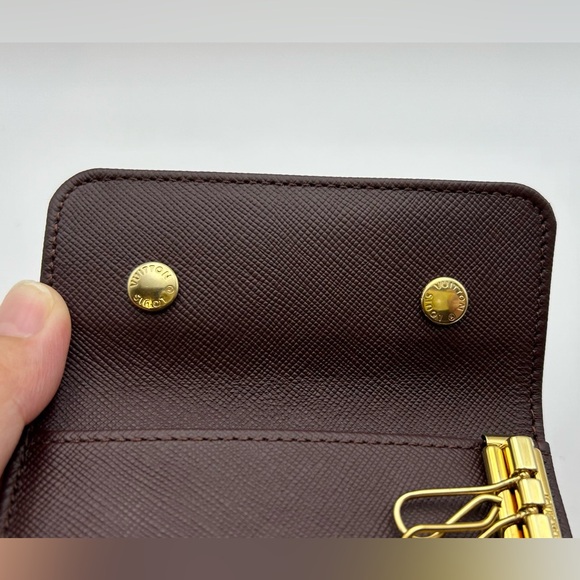 Louis Vuitton Monogram Denim Pink 4 Key Holder - Picture 6 of 10